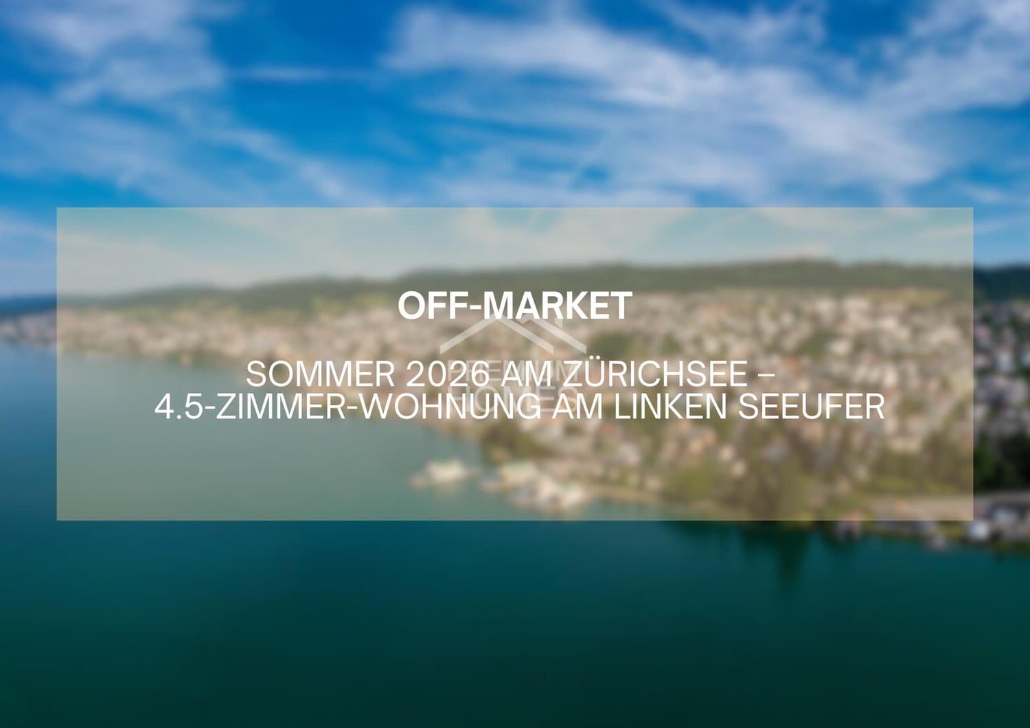 Seeluxus am linken Zürichseeufer - Panoramawohnung!