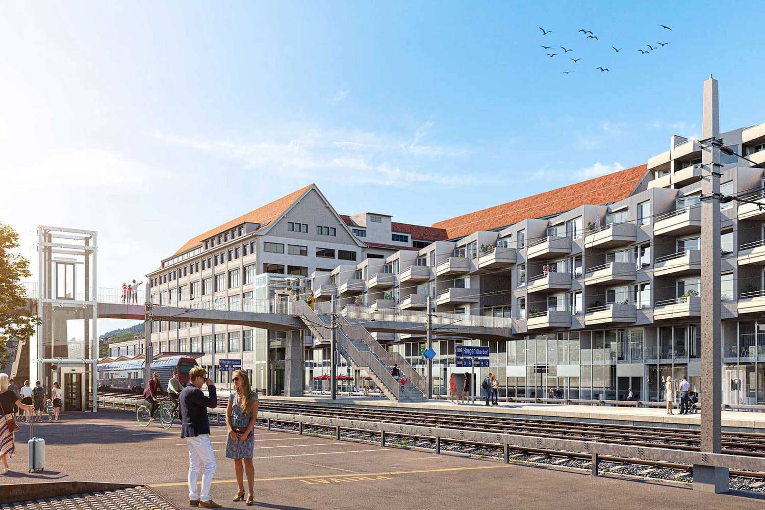 Moderne 2.5 Zimmerwohnung direkt am Bahnhof Horgen Oberdorf