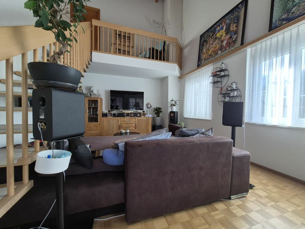 grosse 5.5-Zimmer-Maisonette-Wohnung (165m²) mit riesiger Panorama-Terrasse