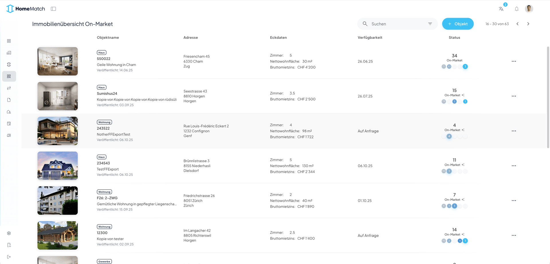 Homematch Platform Preview
