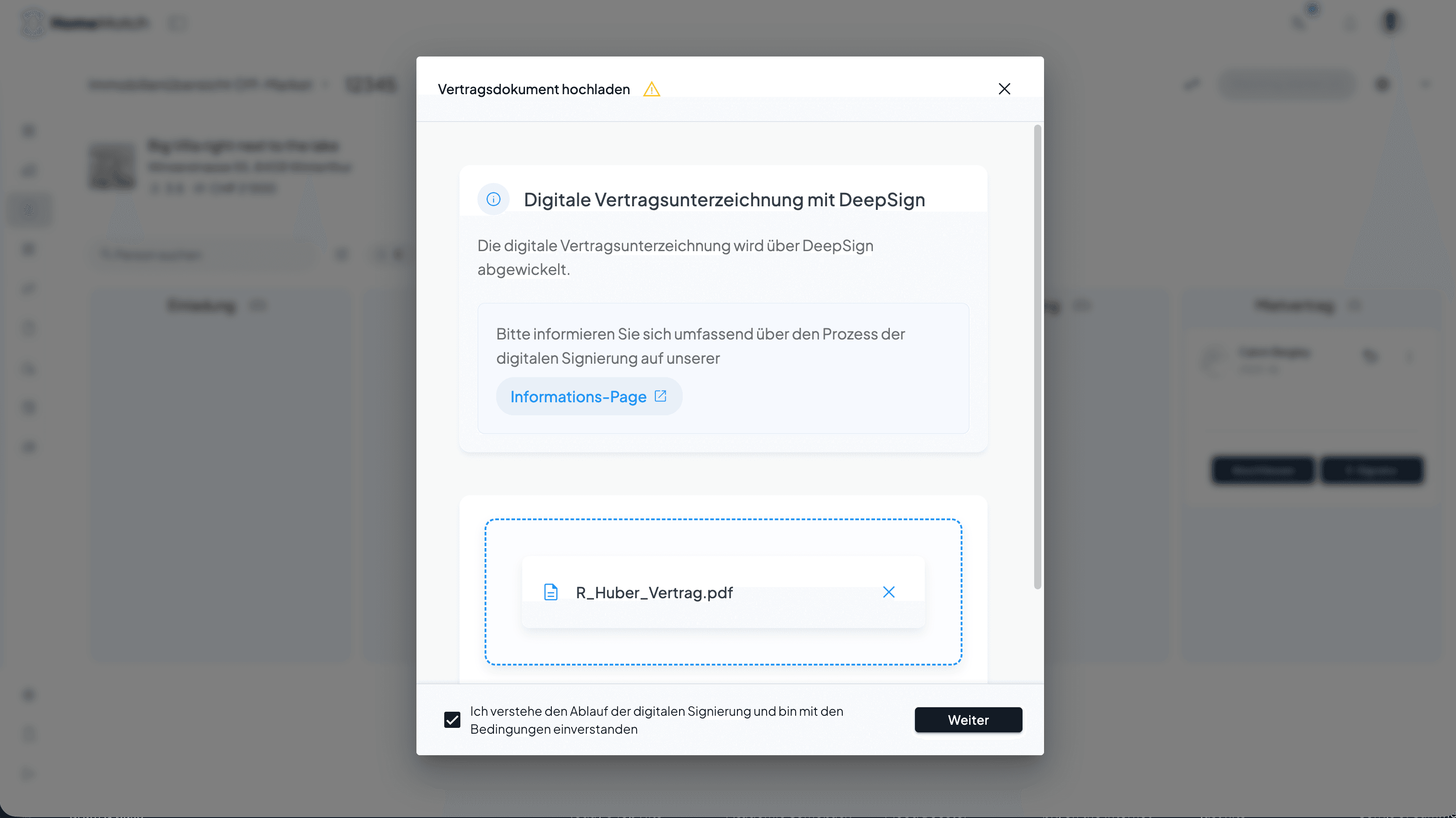 Digitale Vertragsunterzeichnung eingeführt